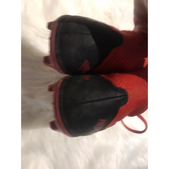 ADIDAS PREDATOR football/soccer turf shoes Red/black PBB 698007/G25802 size 6 US - Picture 4 of 5